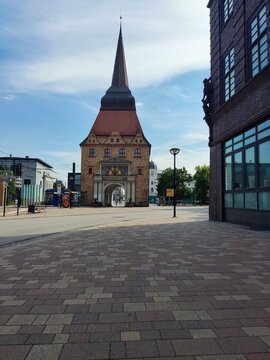 Steintor Gate in Rostock, Germany