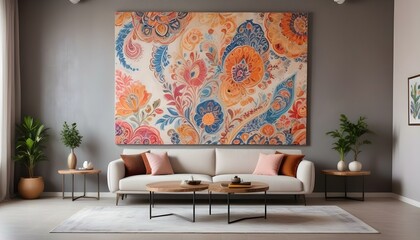 Photo interior modern design room 3d illustration;