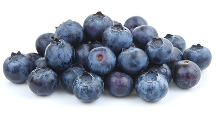 Fototapeta premium blueberries on a white background