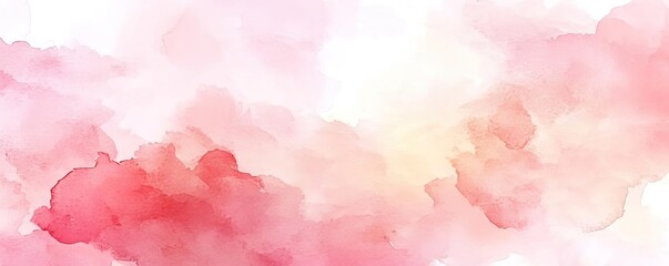 A soft and dreamy pink watercolor background, perfect for artistic projects, invitations, and creative designs.