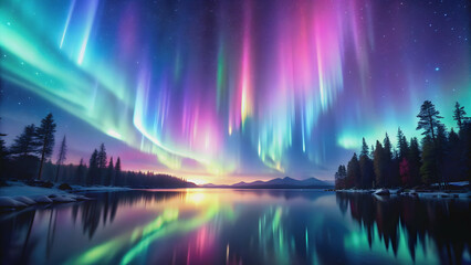 Mesmerizing Aurora background wallpaper , Northern lights, colorful, vibrant, celestial, sky