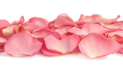 pink rose petals