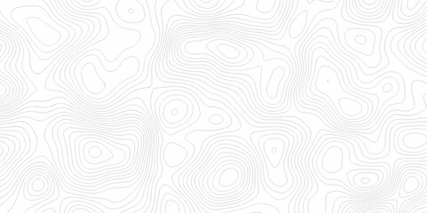 Fototapeta premium Vector topo map seamless wave topography map pattern camping grid cartography diagram black and white geometric carve wave line. abstract landscape topography line map wavy texture design background