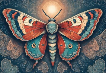 Butterfly realistic isolated