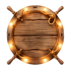 Fototapeta premium wooden decorative element and lamp model 51