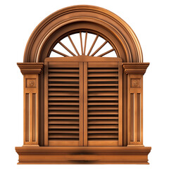 wooden decorative element and lamp model 48