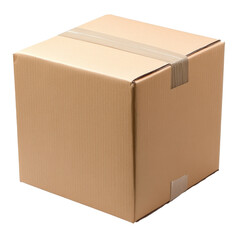 Home delivery in a sealed box, cut out transparent