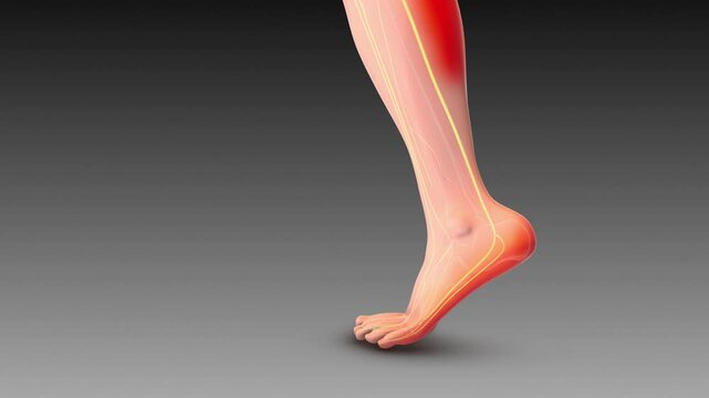 Sciatic nerve pain leading to circulation issues