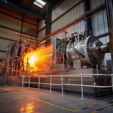 Plasma arc gasification converting waste into electricity, offering a solution to both waste management and energy generation