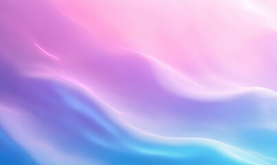 Fototapeta premium A futuristic banner with glowing, wavy liquid shapes in blue and purple. The abstract forms are set against a dark background, with a subtle neon glow adding to the retro-futuristic vibe. 