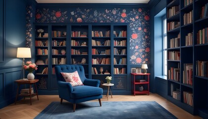 Photo interior modern design room 3d illustration;