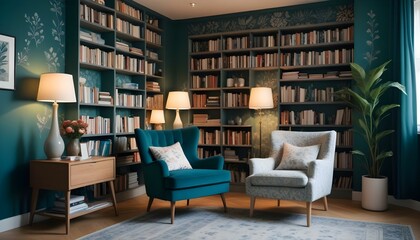 Photo interior modern design room 3d illustration;