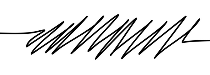 Fototapeta premium abstract hand drawn line scribbles on white background