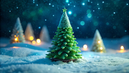 sparkling Christmas tree,