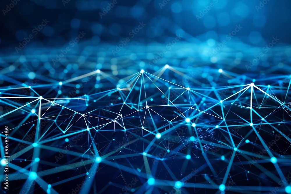 Poster abstract digital network connection concept. futuristic technology background.