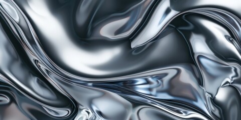Black and grey liquid futuristic abstract wallpaper for design, covers, advertising, templates, banners and posters