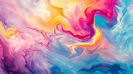 Fototapeta premium Abstract Colorful Liquid Background