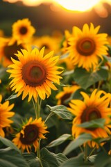 sunflowers in the field