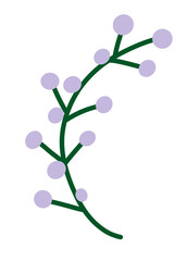 Lovely flower hand drawn, for presentation and elements. Cute flower simple style.