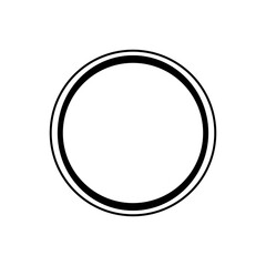 circle frame double light-bold