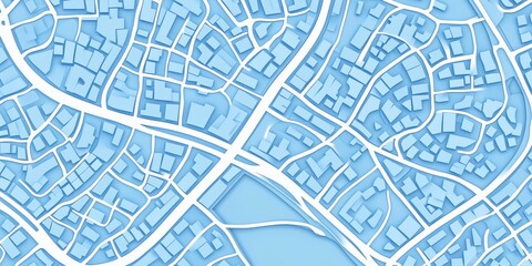 background city map in blue tones