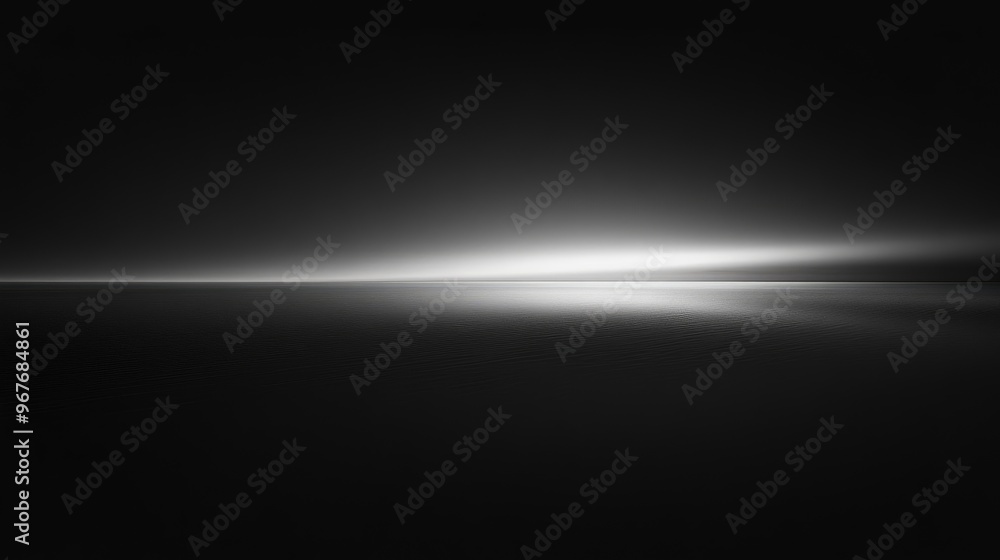 Poster clean black background fading into a soft gradient, creating a sleek and dramatic visual effect.