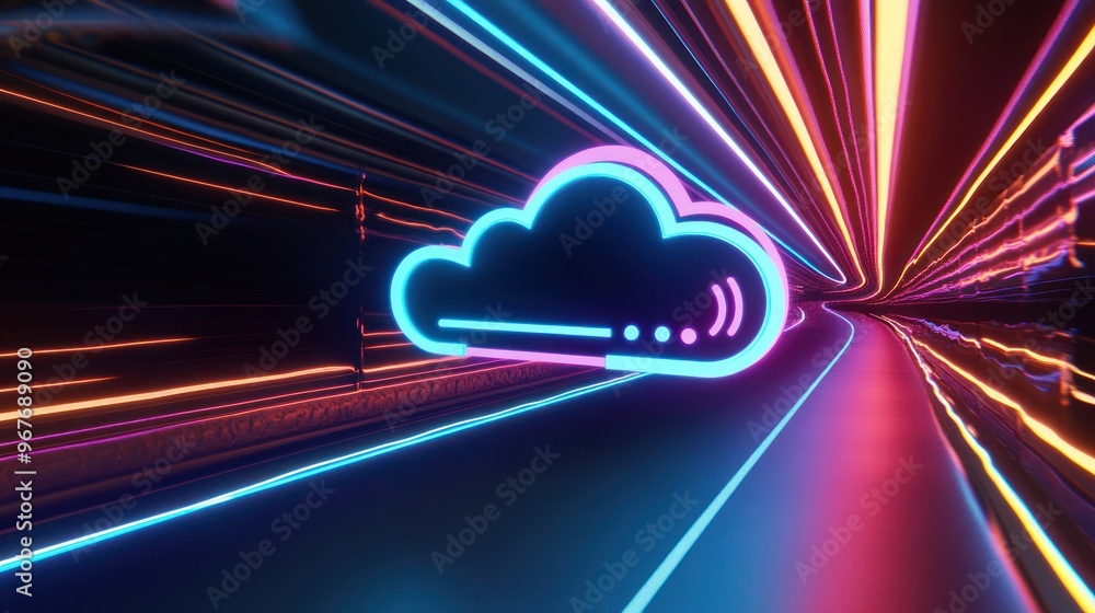 Poster cloud computing in the digital highway