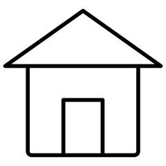 Fototapeta premium Home Outline Icon