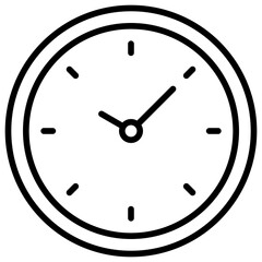 Clock Outline Icon