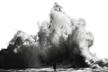 PNG A Tsunami monochrome outdoors tsunami.