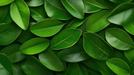 Obraz premium Lush Green Leaf Texture Background