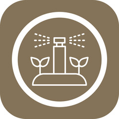 Sprinkler Vector Icon Design