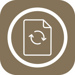 File Sync Vector Icon Design