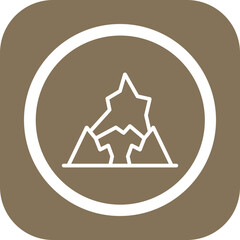 Mountain Vector Icon Design