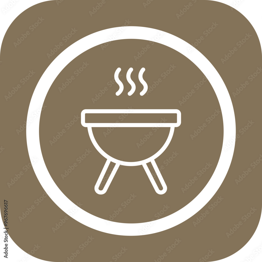 Wall mural barbacue vector icon design