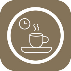 Coffee Break Vector Icon Design