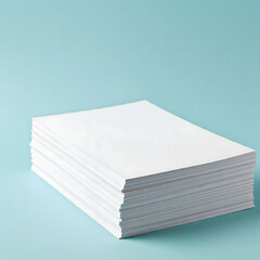 A lot of A4 papers are stacked on top of each other.