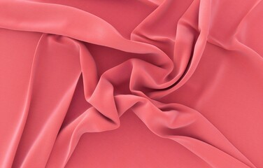 Obraz premium Background of magenta satin cloth texture. 