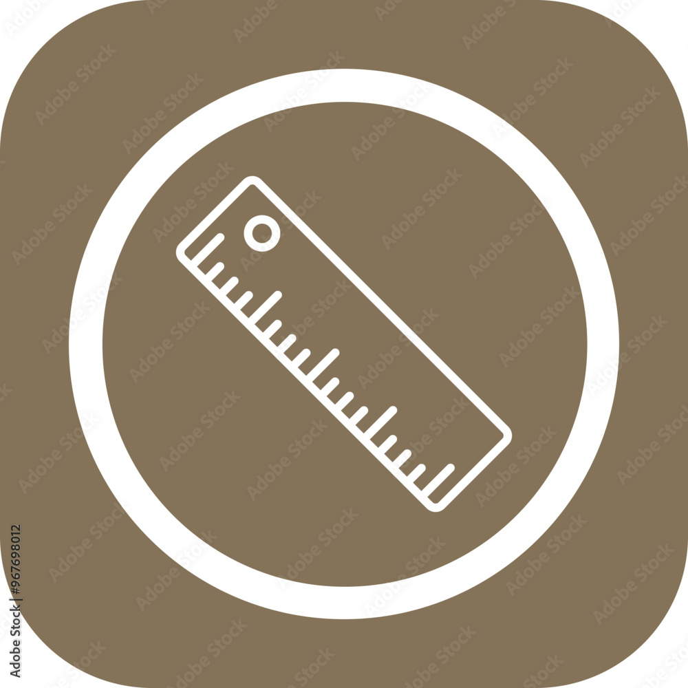 Poster ruler vector icon design