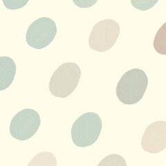 楕円のゆるい水玉模様の背景イラスト23