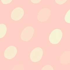 楕円のゆるい水玉模様の背景イラスト19