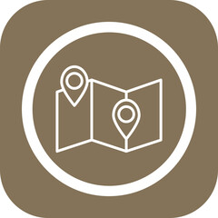 Nearby Destinations Vector Icon Design