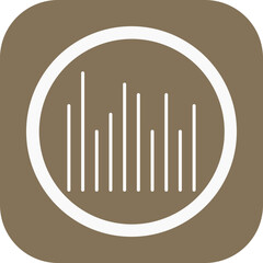 Audio Bars Vector Icon Design