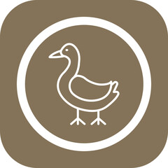 Fototapeta premium Goose Vector Icon Design