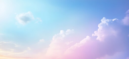 cloud gradient background with a pastel colour