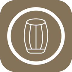 Barrel Vector Icon Design
