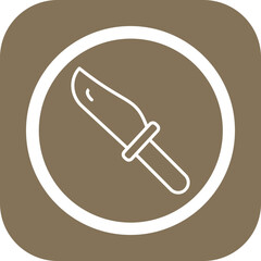 Knife Vector Icon Design