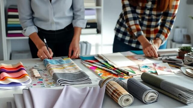 A couple of professional designers are choosing comparable materials for their designs