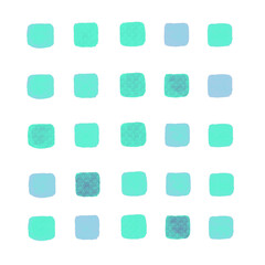 小さい四角の手描きの背景イラスト11