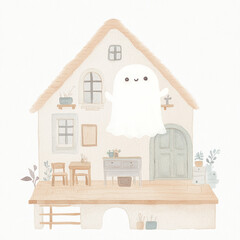 Cute Ghost House.
